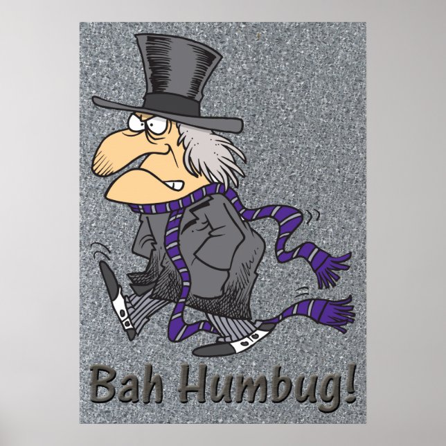 Scrooge & Bah Humbug Poster (Framsidan)