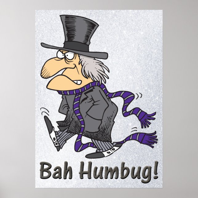 Scrooge & Bah Humbug Poster (Framsidan)