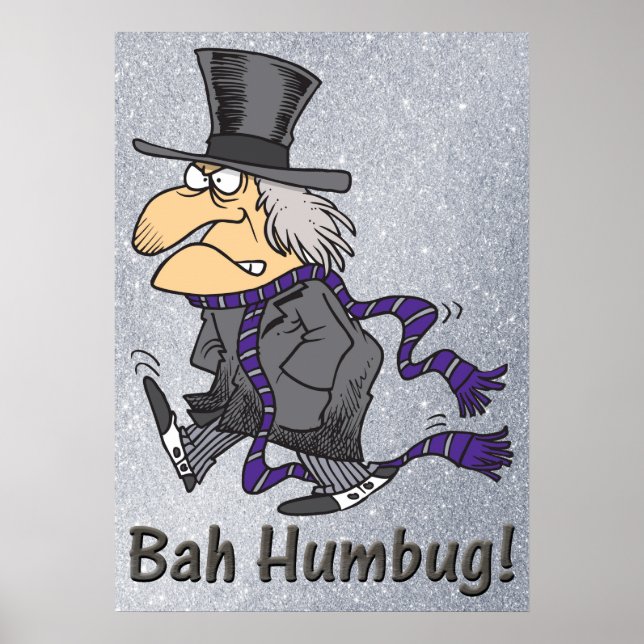 Scrooge & Bah Humbug Poster (Framsidan)