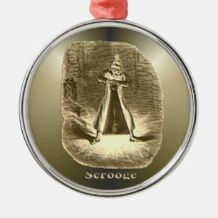 Scrooge Jul - Jul Sång Julgransprydnad Metall