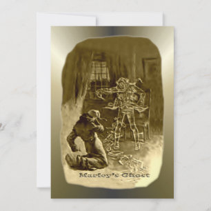 Scrooge Jul - Jul Sång Julkort