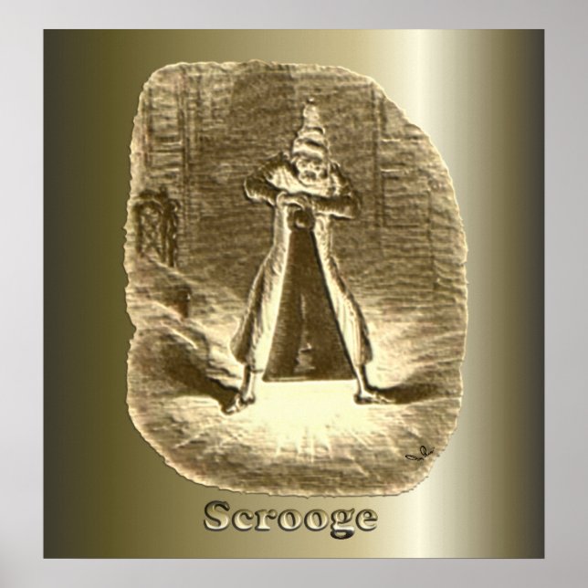 Scrooge Jul - Jul Sång Poster (Framsidan)
