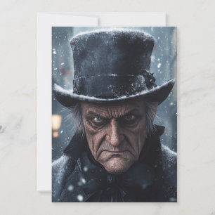 Scrooge-julhälsningskort