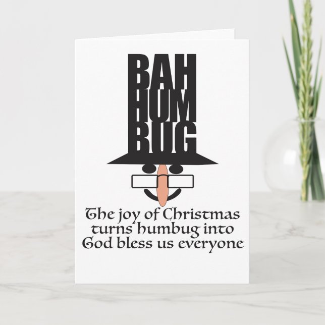 Scrooge julkort kort (Framsida)