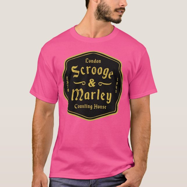 Scrooge & Marley Counting House T Shirt (Framsida)