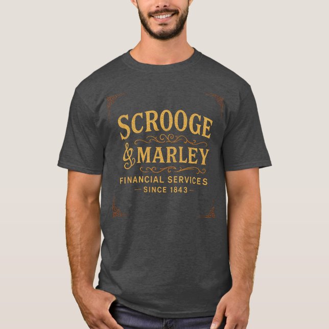 Scrooge & Marley Financial Services T Shirt (Framsida)