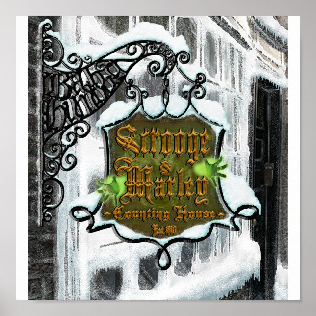 Scrooge&MarleySignScene Poster (Framsidan)