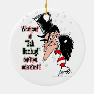 "Scrooge" prydnad Julgransprydnad Keramik