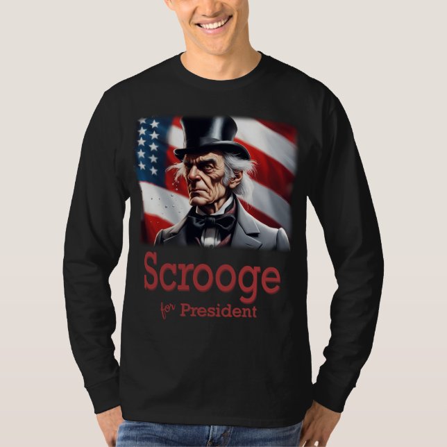 Scrooge till president t shirt (Framsida)