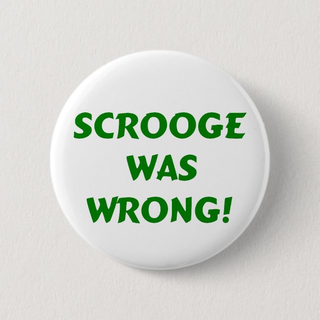 Scrooge var fel knapp (Framsida)