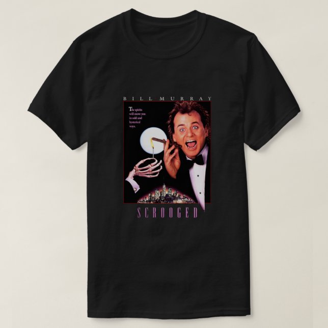Scrooged - Bill Murray Classic T Shirt (Design framsida)