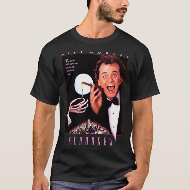 Scrooged - Bill Murray Classic T-Shirt (Framsida)