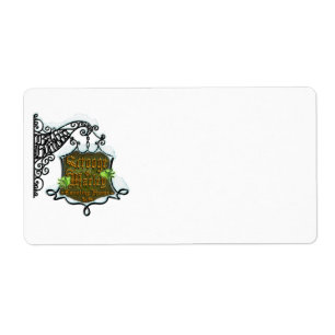 ScroogeHauntedSign Fraktsedel
