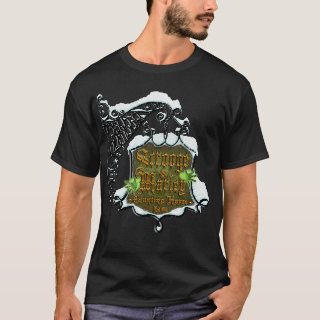 ScroogeHauntedSign Tee (Framsida)