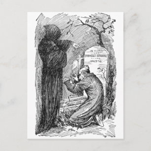 Scrooges grav vykort