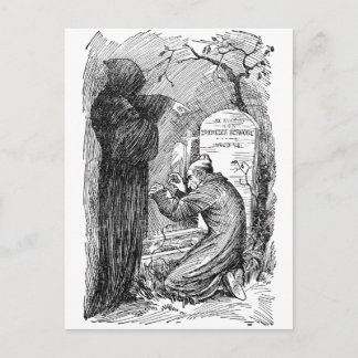 Scrooges grav vykort