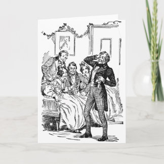 Scrooges Nephew Helgkort