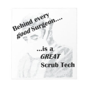 SCrub Tech Anteckningsblock