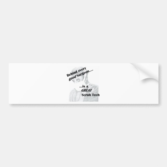 SCrub Tech Bildekal (Framsidan)