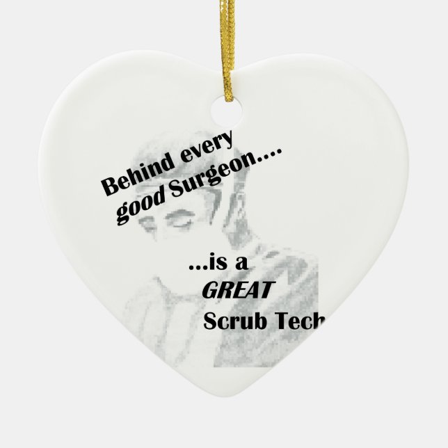 SCrub Tech Julgransprydnad Keramik (Framsidan)