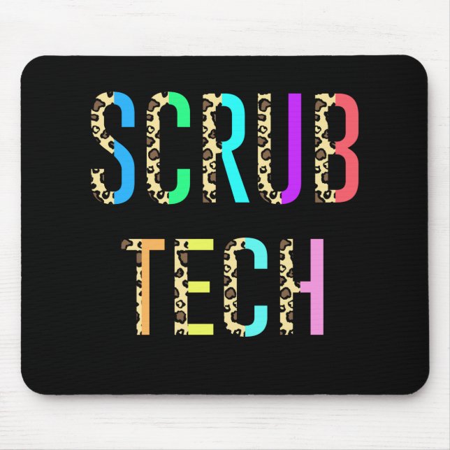 SCrub Tech Surg SCrub Technolog Gift Funny Musmatta (Framsidan)
