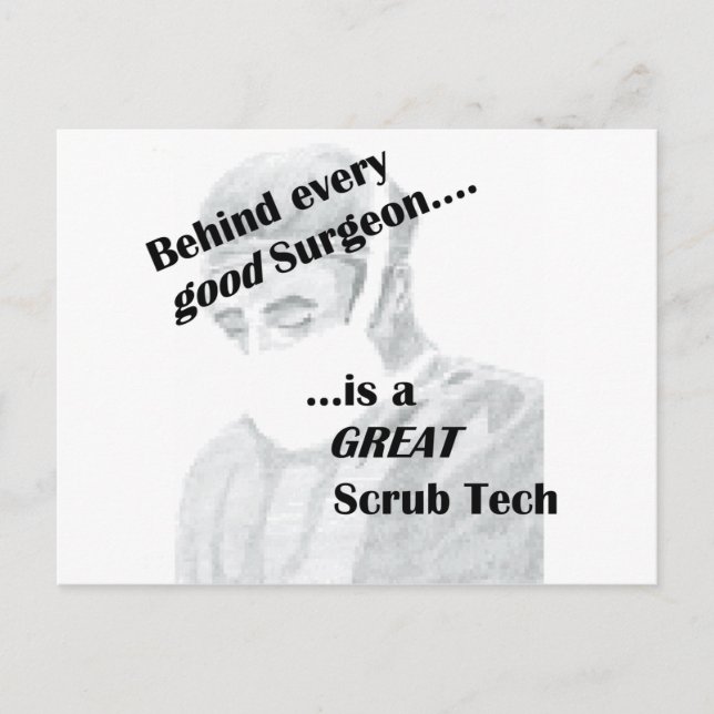 SCrub Tech Vykort (Framsida)
