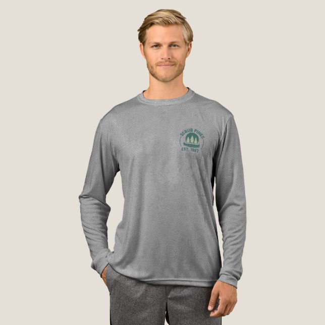 Scrubpines lämnat logotyp Shirt i fickan T Shirt (Hel framsida)