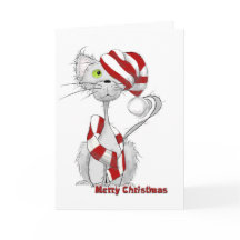 Scruffy kattjulkortet