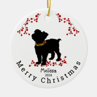 SCruffy Mutt Berry God jul Ornament