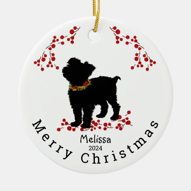 SCruffy Mutt Berry God jul Ornament (Framsidan)