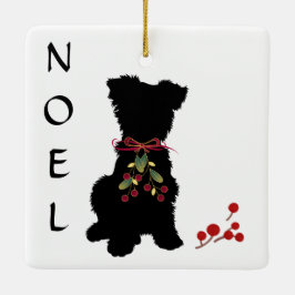 SCruffy Mutt NOEL-julprydnad Julgransprydnad Keramik