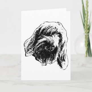 Scruffy Warm Hello Kort