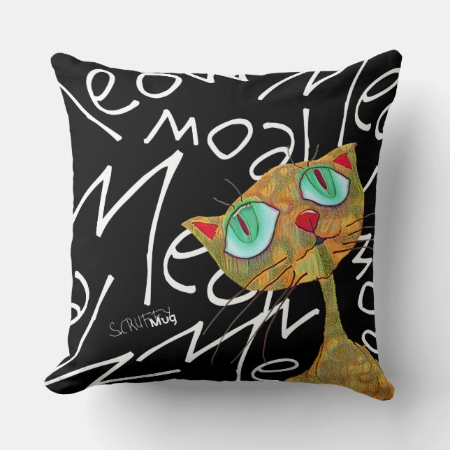 SCruffyMugArtGallery 20 x 20 Pillow Kudde (Framsida)
