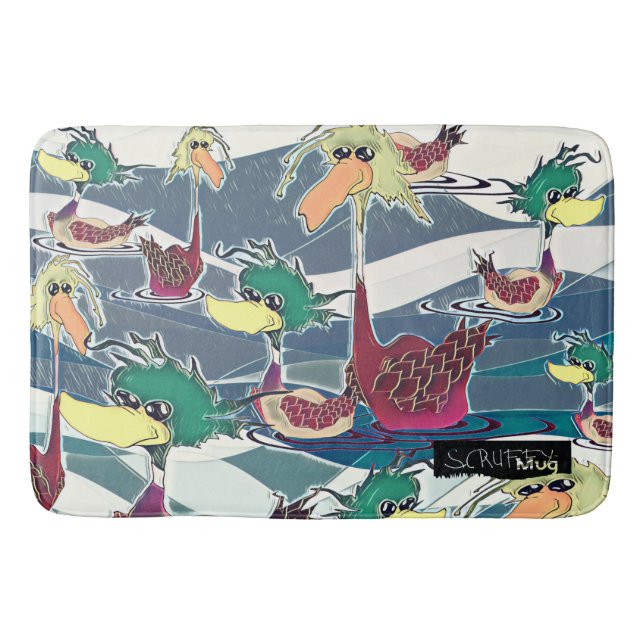 SCruffyMugArtGallery Bath Mat Badrumsmatta (Framsidan)