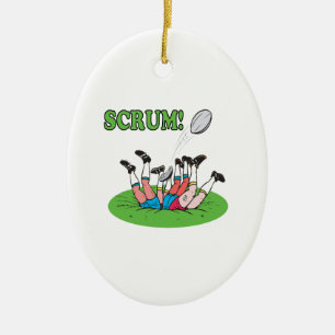 Scrum Julgransprydnad Keramik