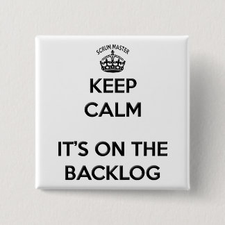 Scrum Master Backlog Knapp