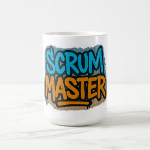 Scrum Master Graffiti Kaffemugg