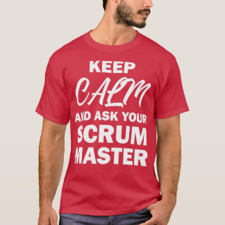 Scrum Master Software Development Team Funny T Shirt