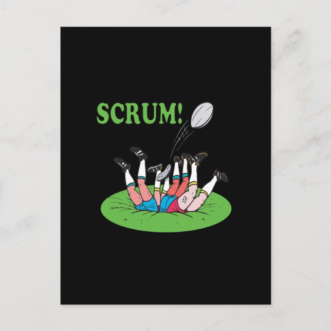 Scrum Vykort (Framsida)