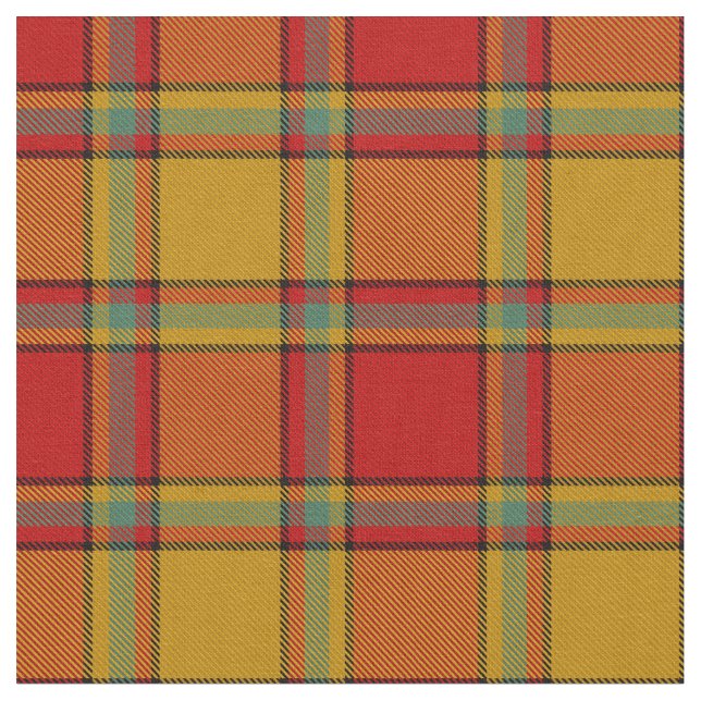 Scrymgeour familjTartan Tyg (Närbild)