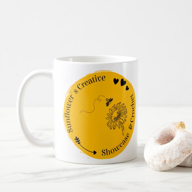 SCS&C Solros Sweet honeyBee Mugg, 11 oz Kaffemugg (Med munk)