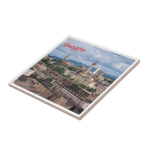 SCT003 GLASGOW, Skottland Kakelplatta