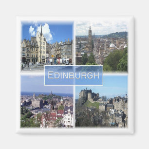 SCT011 EDINBURGH, Skottland, Fridge Magnet