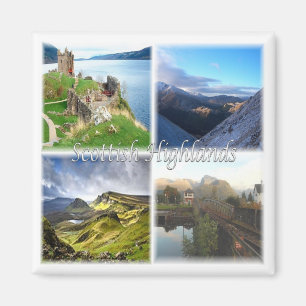 SCT015 SCOTTISH HIGHLANDS BEN NEVIS LOCH, Skottlan Magnet