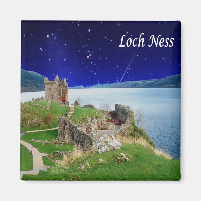 SCT023 LOCH NESS, Skottland, Europa, Fridge Magnet (Framsidan)