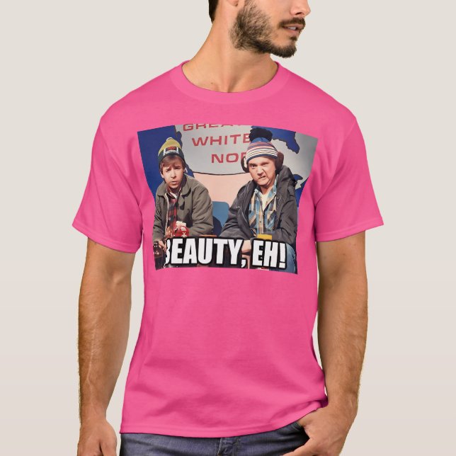 ScTV's Mckenzie Brothers - Beauty Eh Canadian Pop T Shirt (Framsida)
