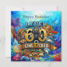 Scuba 60-årsdag Nivå 60 Upplåst Rolig Dykare
