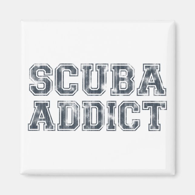Scuba Addict Magnet (Framsidan)