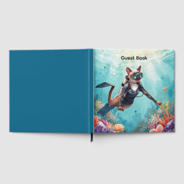 Scuba Cat Diving Under the Sea Gästböcker