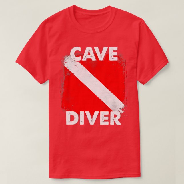 SCUBA Cave Diver Instructions Diving-asters Diving T Shirt (Design framsida)